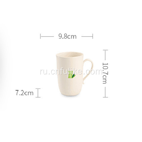 Экологичная пластиковая кофейная чашка из бамбукового волокна